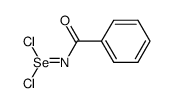 benzoylselenimidous dichloride Structure