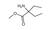 2-amino-2-ethylbutyric acid methyl ester Structure