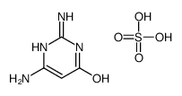 4-oxo-1H-pyrimidin-2,6-diammonium sulphate结构式