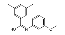 Benzamide, N-(3-methoxyphenyl)-3,5-dimethyl- (9CI)结构式