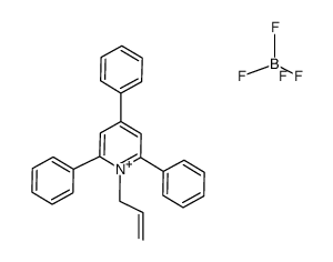 1-Allyl-2,4,6-triphenylpyridinium tetrafluoroborate结构式