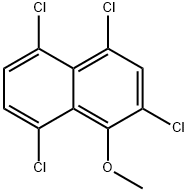 2,4,5,8-Tetrachloro-1-methoxynaphthalene结构式