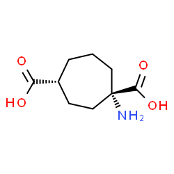 1,4-Cycloheptanedicarboxylicacid,1-amino-,cis-(9CI)结构式