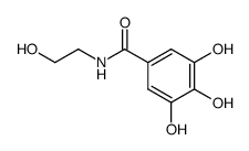 3,4,5-trihydroxy-benzoic acid-(2-hydroxy-ethylamide) Structure