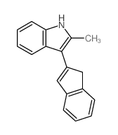 1H-Indole,3-(1H-inden-2-yl)-2-methyl-结构式