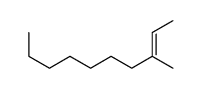 (2Z)-3-Methyl-2-decene Structure