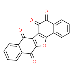 Dinaphtho[1,2-b:2',3'-d]furan-5,6,7,12-tetrone结构式