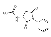 N-(2,5-dioxo-1-phenyl-pyrrolidin-3-yl)acetamide picture