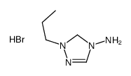1-propyl-1,5-dihydro-1,2,4-triazol-1-ium-4-amine,bromide Structure