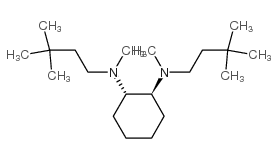 (1|S|,2|S|)-|N|,|N|'-Dimethyl-|N|,|N|'-bis(3,3-dimethylbutyl)cyclohexane-1,2-diamine structure