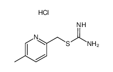 2-(5-methylpyrid-2-ylmethyl)isothiourea dihydrochloride结构式