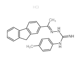 Hydrazinecarboximidamide,2-[1-(9H-fluoren-2-yl)ethylidene]-N-(4-methylphenyl)-, hydrochloride (1:1) picture