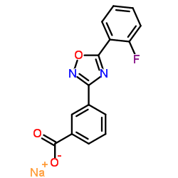 3-[5-(2-Fluorophenyl)-1,2,4-oxadiazol-3-yl]benzoic Acid Sodium Salt structure