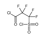 3-chlorosulfonyl-2,2,3,3-tetrafluoropropanoyl chloride结构式