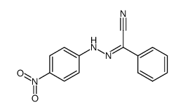 (4-nitro-phenylhydrazono)-phenyl-acetonitrile Structure