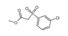 (3-chloro-benzenesulfonyl)-acetic acid methyl ester结构式