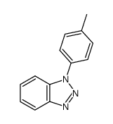 1-(4-methylphenyl)-1H-benzo[d][1,2,3]triazole结构式