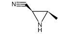 cis-2-Cyan-3-methylaziridin结构式