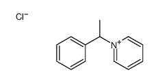 1-(1-phenylethyl)pyridin-1-ium,chloride Structure