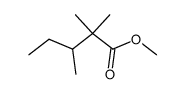 methyl 2,2,3-trimethylpentanoate结构式