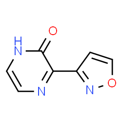 2(1H)-Pyrazinone,3-(3-isoxazolyl)-(9CI) Structure