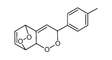 3-(p-tolyl)-3,5,8,8a-tetrahydro-5,8-epidioxybenzo[c][1,2]dioxine Structure