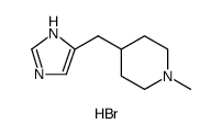 4-(1H-IMIDAZOL-4-YLMETHYL)-1-METHYLPIPERIDINE DIHYDROBROMIDE Structure