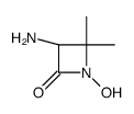 (3S)-3-amino-1-hydroxy-4,4-dimethylazetidin-2-one Structure