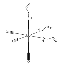 fac-tris(allylphosphine)molybdenum(CO)3结构式