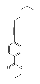 ethyl 4-hept-1-ynylbenzoate Structure