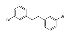 1,1'-(1,2-ethanediyl)bis-3-bromobenzene结构式