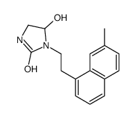 5-hydroxy-1-[2-(7-methylnaphthalen-1-yl)ethyl]imidazolidin-2-one结构式