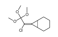 7-(1-chloro-2,2,2-trimethoxyethylidene)bicyclo[4.1.0]heptane Structure