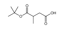 Butanedioic acid, 2-methyl-, 1-(1,1-dimethylethyl) ester Structure