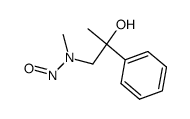 (2-hydroxy-2-phenylpropyl)methylnitrosamine结构式