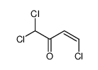 1,1,4-trichlorobut-3-en-2-one Structure