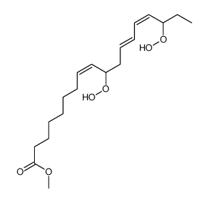 methyl 10,16-dihydroperoxyoctadeca-8,12,14-trienoate结构式