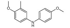 4-methoxy-N-(4-methoxyphenyl)-m-toluidine Structure