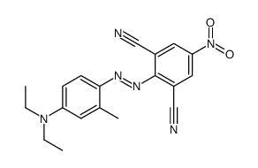 2-[[4-(diethylamino)-2-methylphenyl]azo]-5-nitrobenzene-1,3-dicarbonitrile结构式