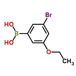 (3-Bromo-5-ethoxyphenyl)boronic acid Structure