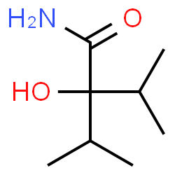 Butanamide,2-hydroxy-3-methyl-2-(1-methylethyl)-结构式