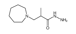 3-AZEPAN-1-YL-2-METHYLPROPANOHYDRAZIDE结构式