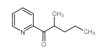 1-METHYLBUTYL 2-PYRIDYL KETONE Structure