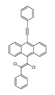 9-(α,β-dichloro-styryl)-10-phenylethynyl-anthracene Structure