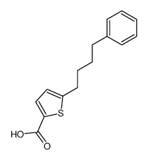 5-(4-phenyl-butyl)-thiophene-2-carboxylic acid Structure