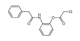 1-chloroacetoxy-2-(2-phenyl-acetylamino)-benzene Structure