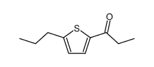 1-(5-propyl-[2]thienyl)-propan-1-one Structure