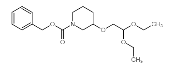 3-(2,2-DIETHOXY-ETHOXY)-PIPERIDINE-1-CARBOXYLIC ACID BENZYL ESTER picture