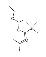 1-(1-Ethoxyethoxy)-1-trimethylsilyl-3-methyl-1,2-butadiene结构式