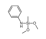 N-[dimethoxy(methyl)silyl]aniline结构式